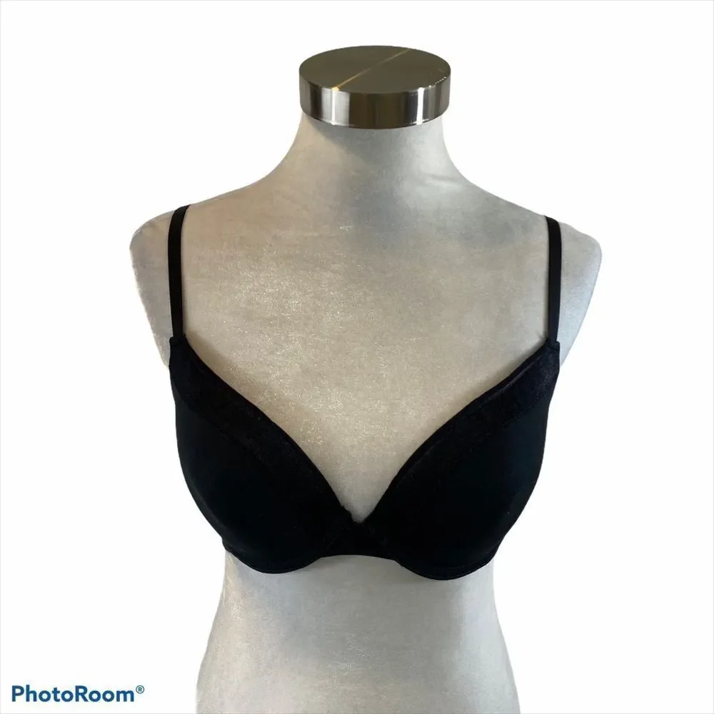 Lucky Brand Black‎ Padded Bra Size 36C